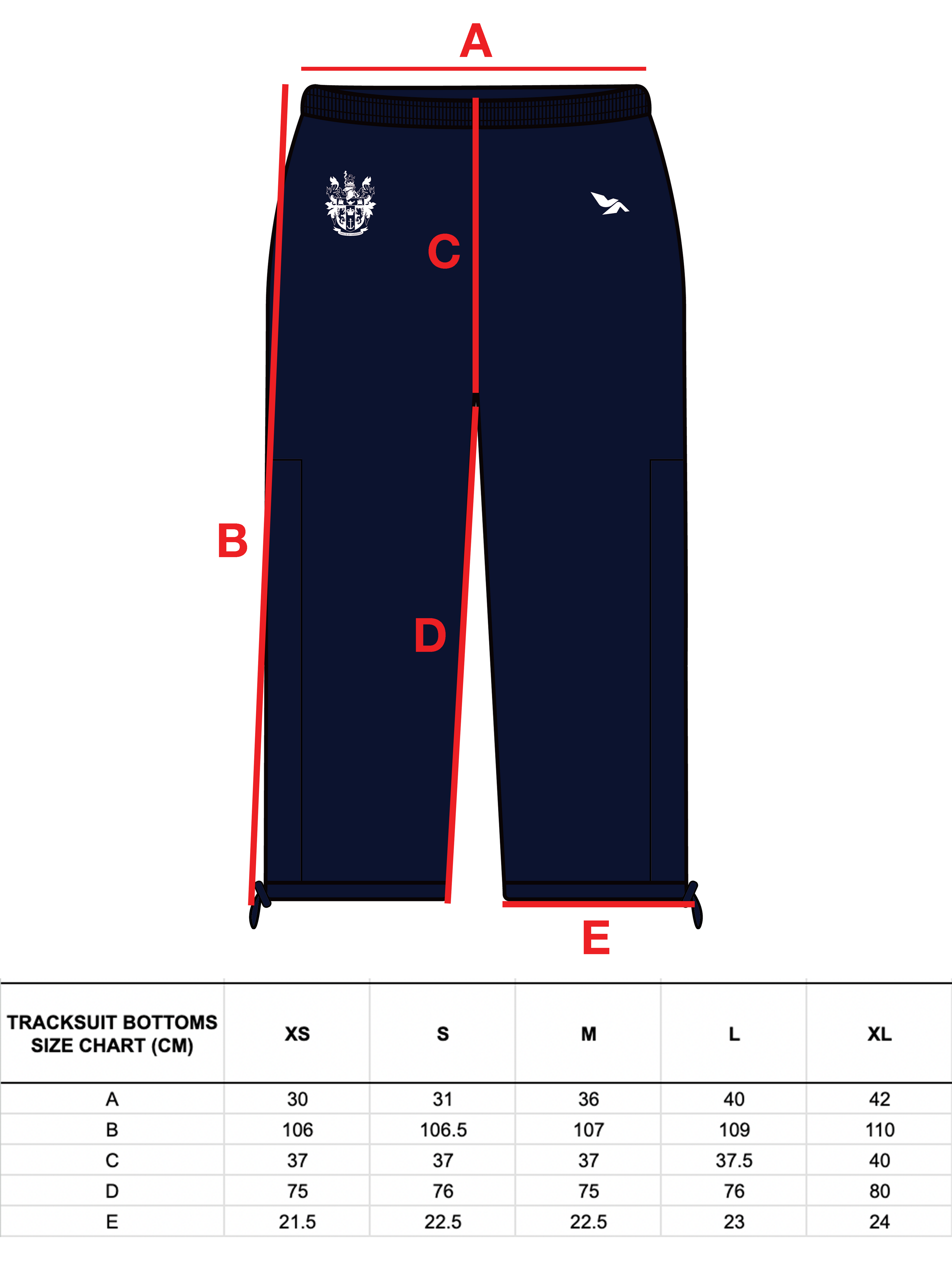 KCLFC NYLON TRACK BOTTOMS