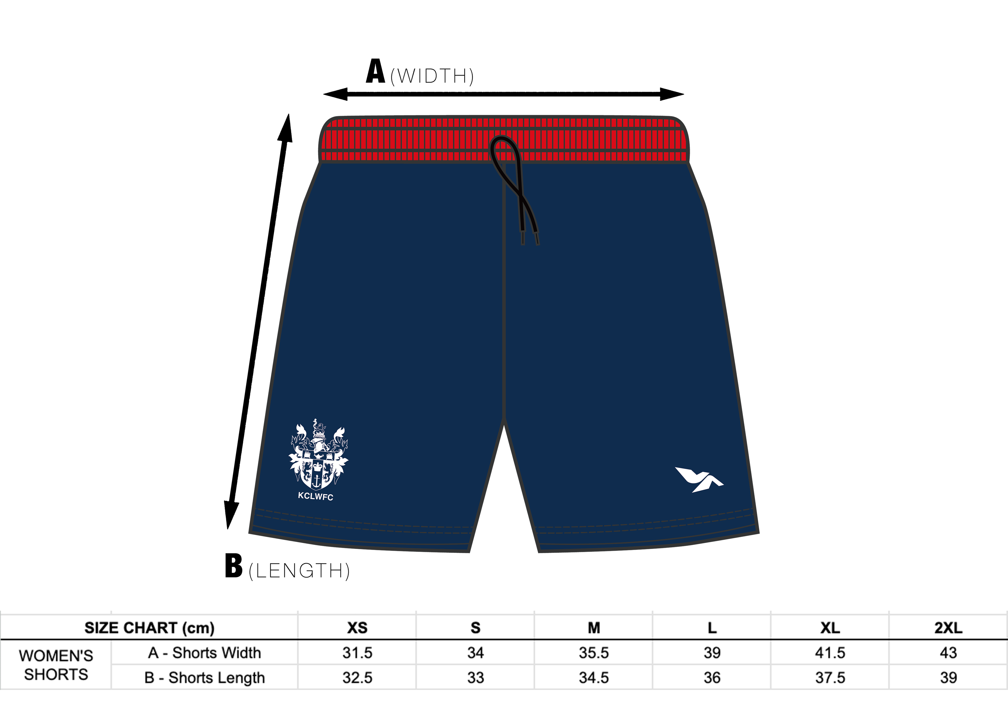 KCLWFC GK SHORTS