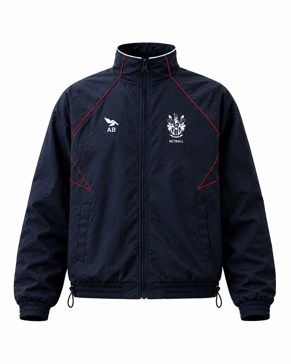 KCL NETBALL NYLON WINDBREAKER