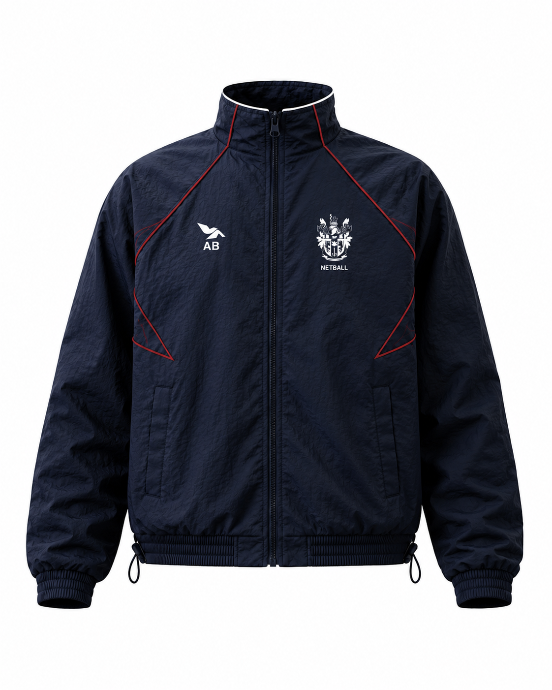 KCL NETBALL NYLON WINDBREAKER