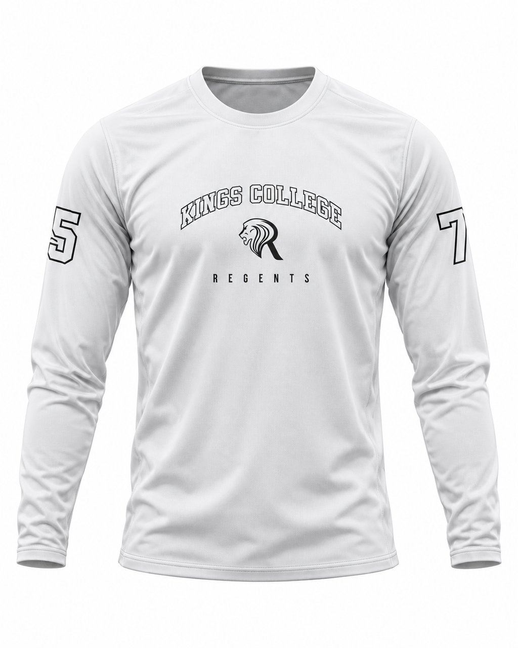 KCL REGENTS LONGSLEEVE (WHITE)