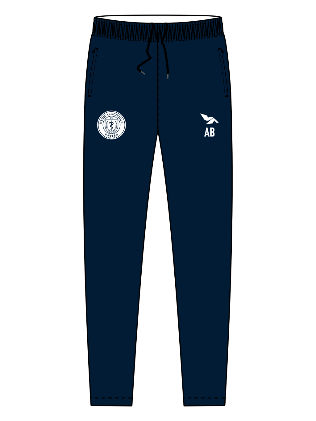 NATIONAL MEDICAL SCHOOLS TAPERED TRACKSUIT BOTTOMS