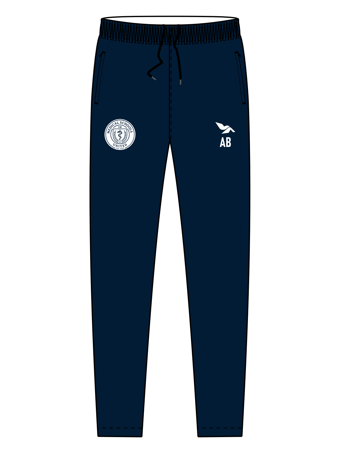 NATIONAL MEDICAL SCHOOLS TAPERED TRACKSUIT BOTTOMS