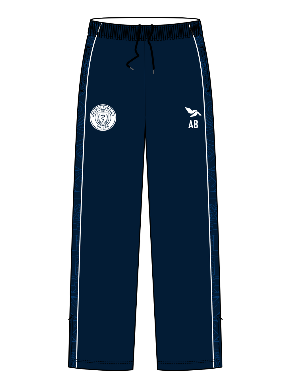 NATIONAL MEDICAL SCHOOLS STRAIGHT LEG TRACKSUIT BOTTOMS
