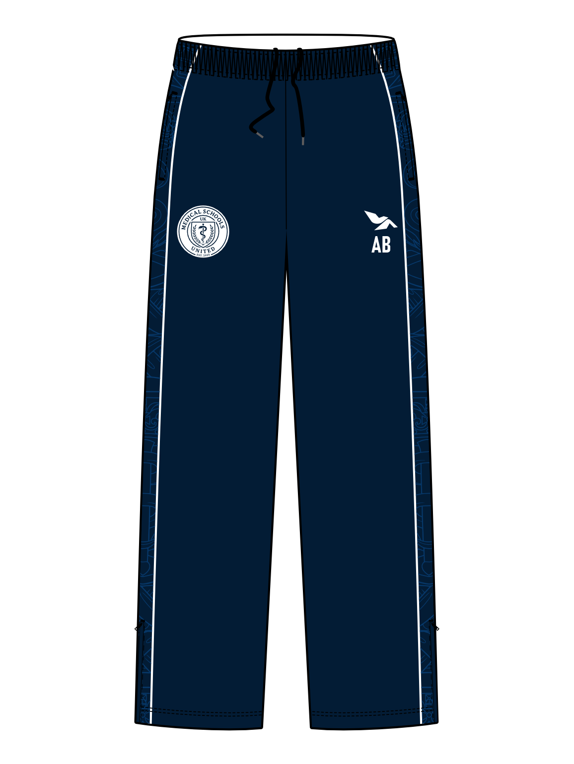 NATIONAL MEDICAL SCHOOLS STRAIGHT LEG TRACKSUIT BOTTOMS
