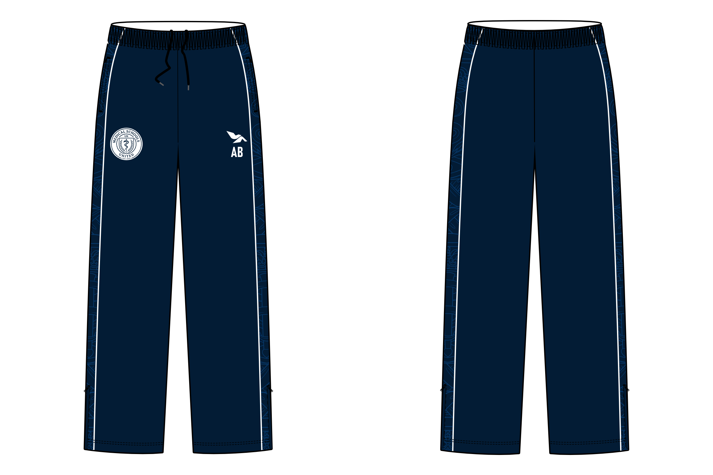 NATIONAL MEDICAL SCHOOLS WINDBREAKER TRACKSUIT BUNDLE
