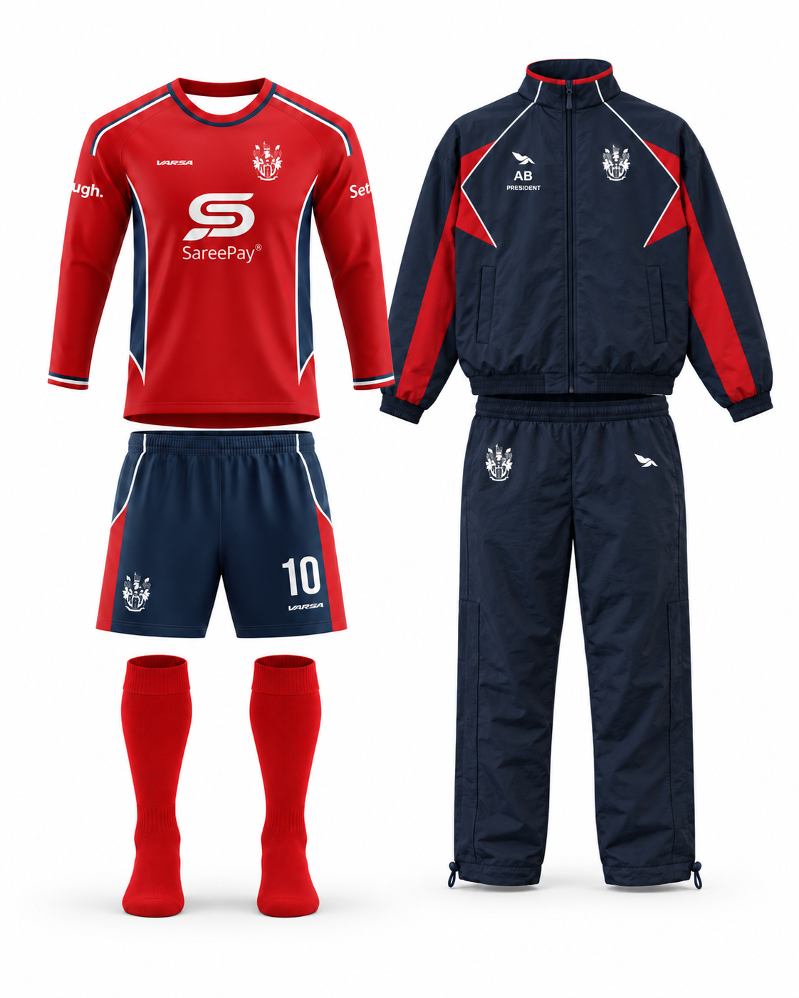 KCLFC Matchday Home Long Sleeve Bundle
