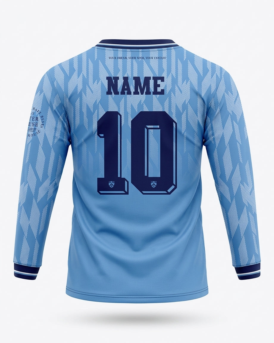 Hild Bede Men’s Football Club Retro Home Kit Long Sleeve Shirt