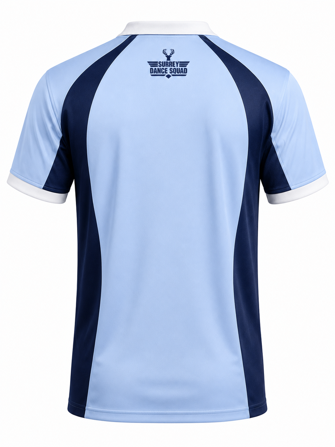 Surrey Dance Squad Sky Blue Retro Football Tops
