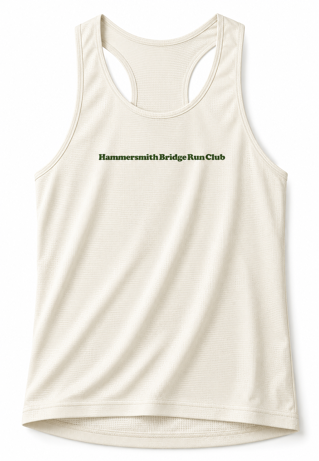 Hammersmith Bridge Run Club Off-White Running Vest
