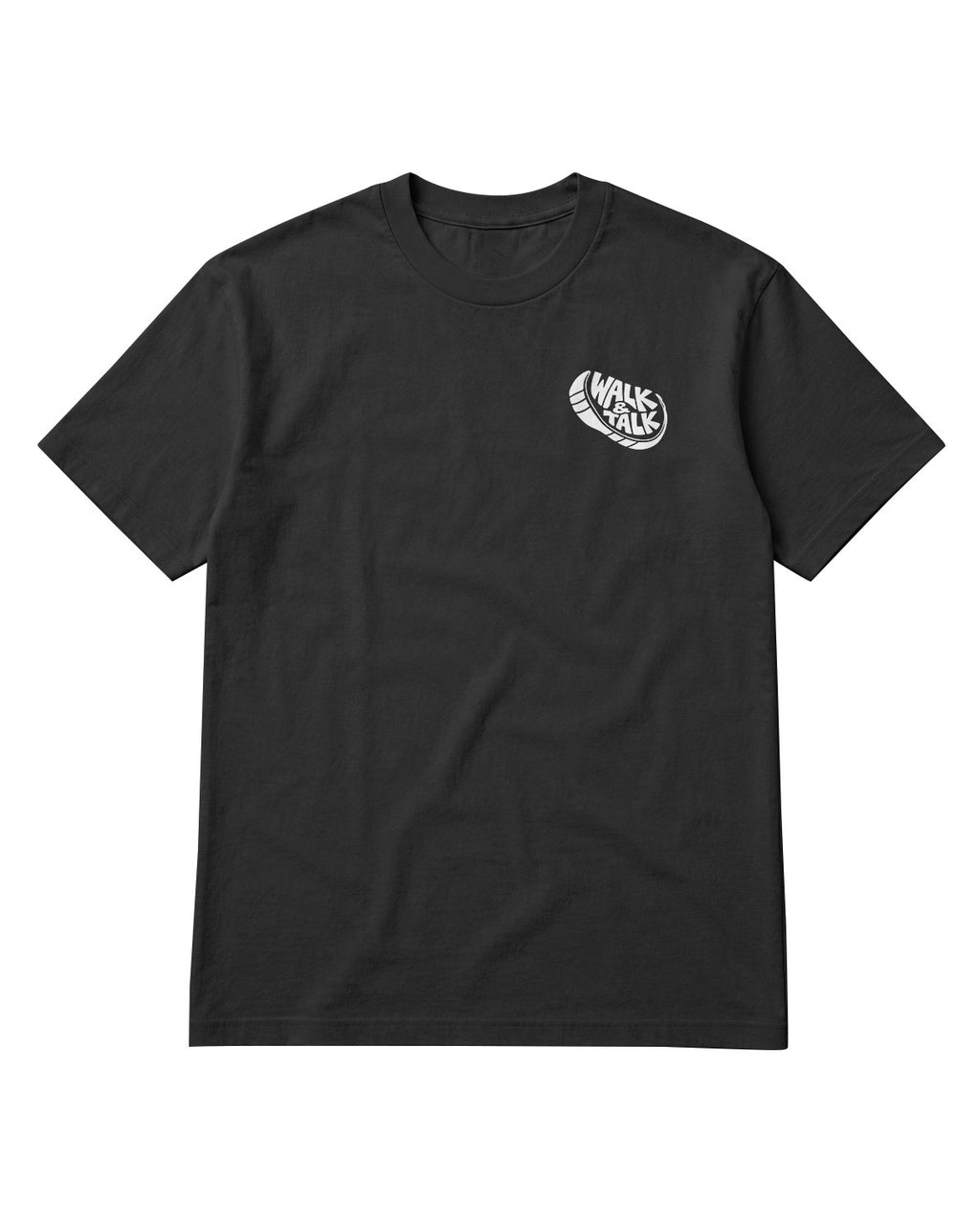 Walk & Talk Lifestyle Black T-Shirt