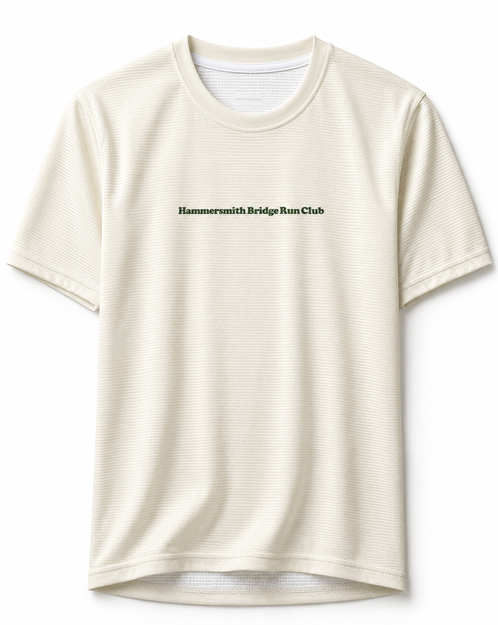 Hammersmith Bridge Run Club Off-White Running Top