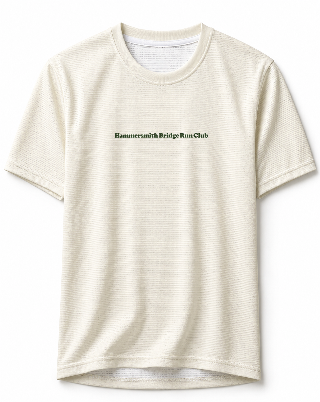 Hammersmith Bridge Run Club Off-White Running Top