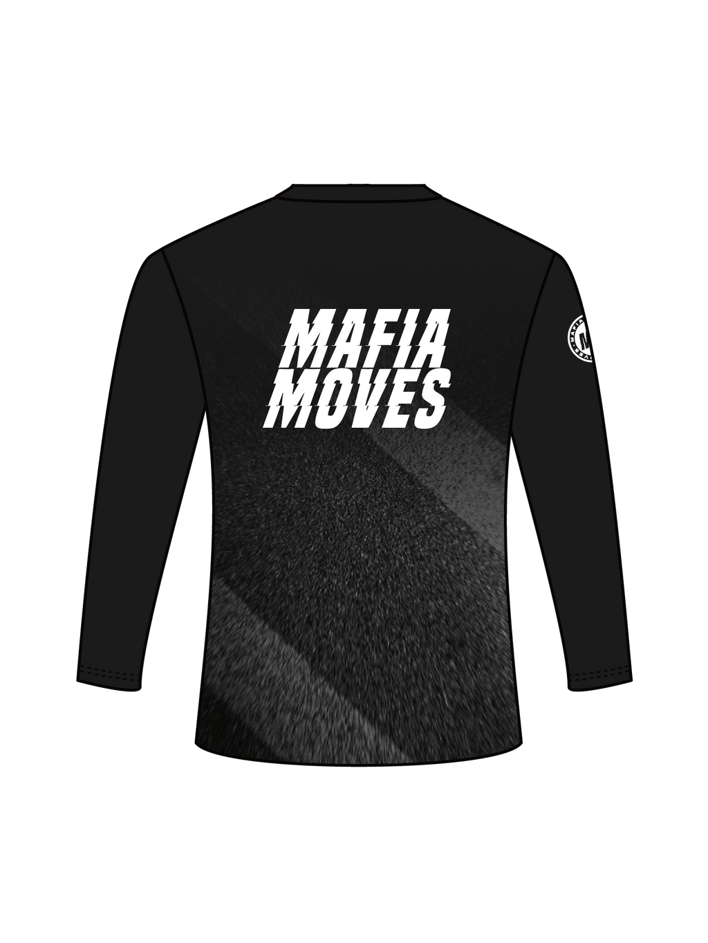 MAFIA MOVES Textured Streets Running Tee Long Sleeve