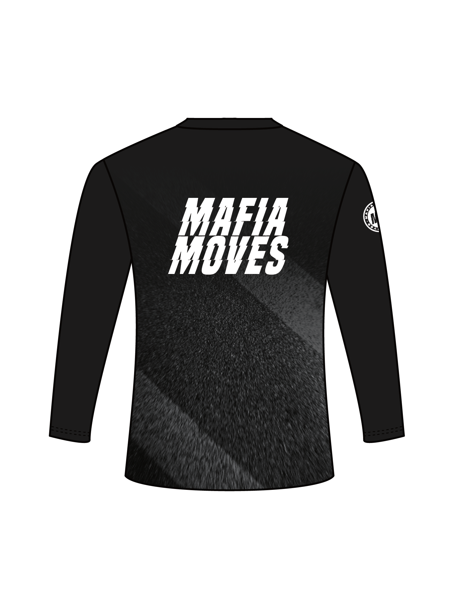 MAFIA MOVES Textured Streets Running Tee Long Sleeve