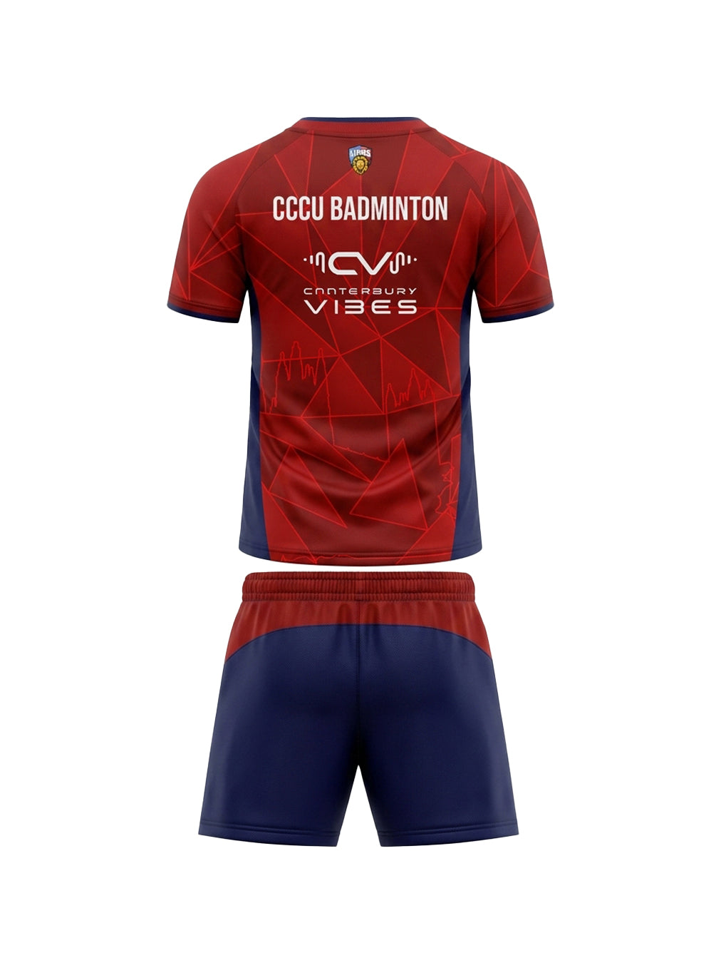 CCCU BADMINTON TRAINING TOP AND TECHNICAL SHORTS