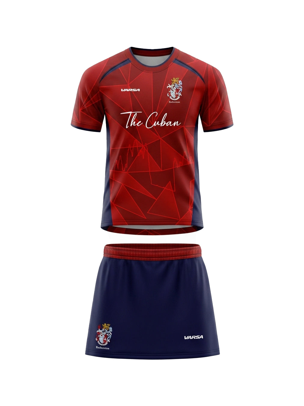 CCCU BADMINTON TRAINING TOP AND SKORT
