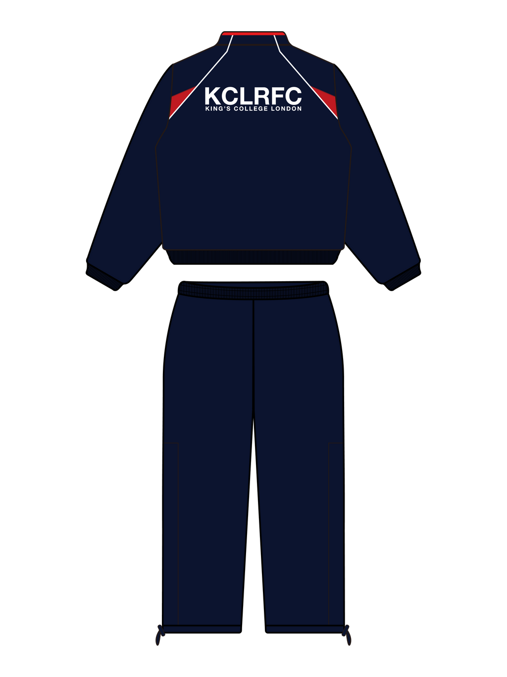 KCLRFC NYLON TRACKSUIT