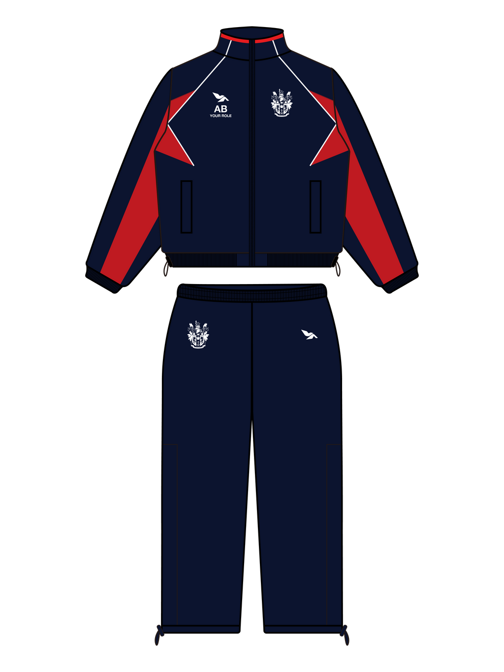 KCLRFC NYLON TRACKSUIT