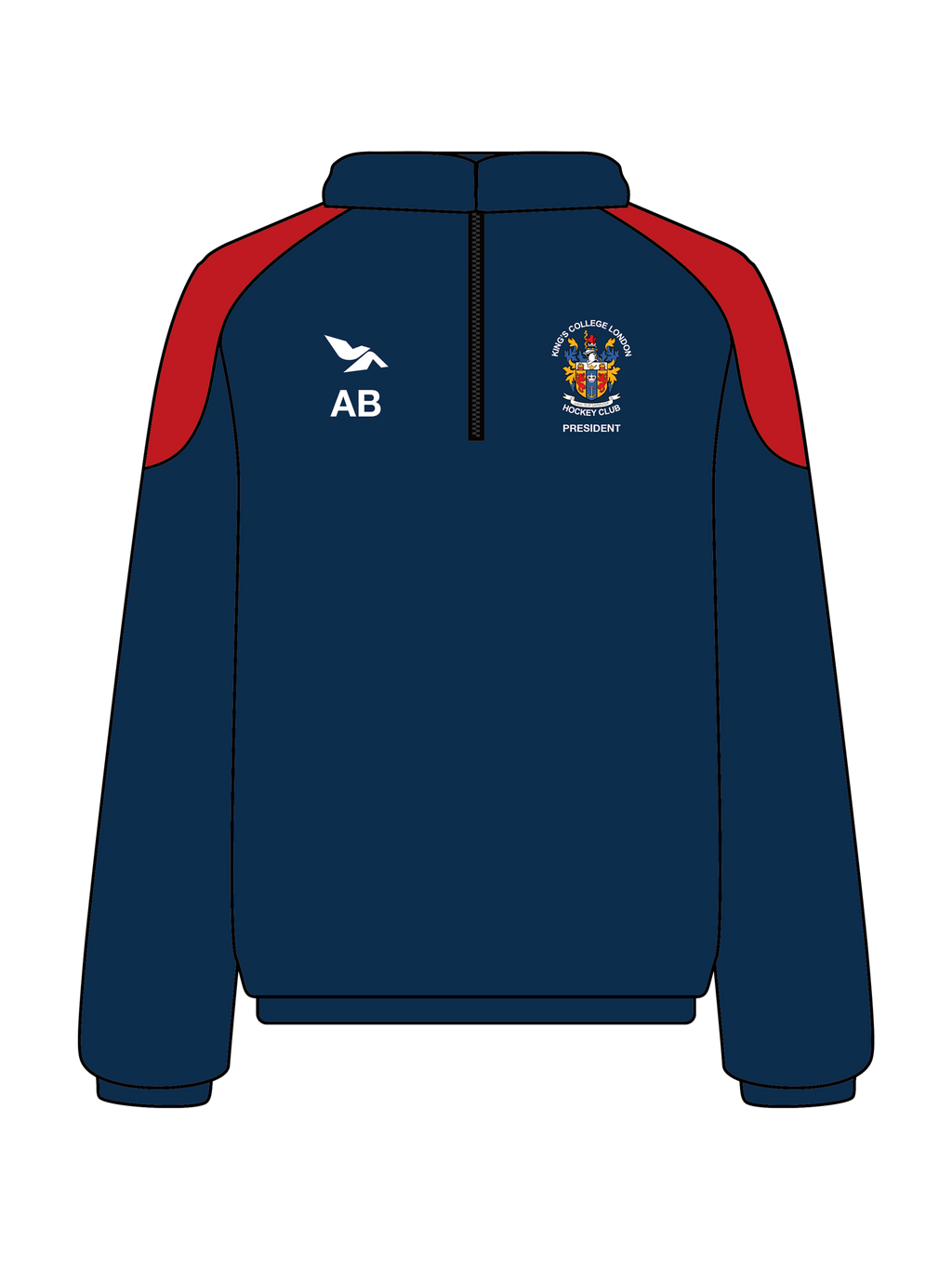 KCL MEN'S HOCKEY SPORTS 1/4 ZIP