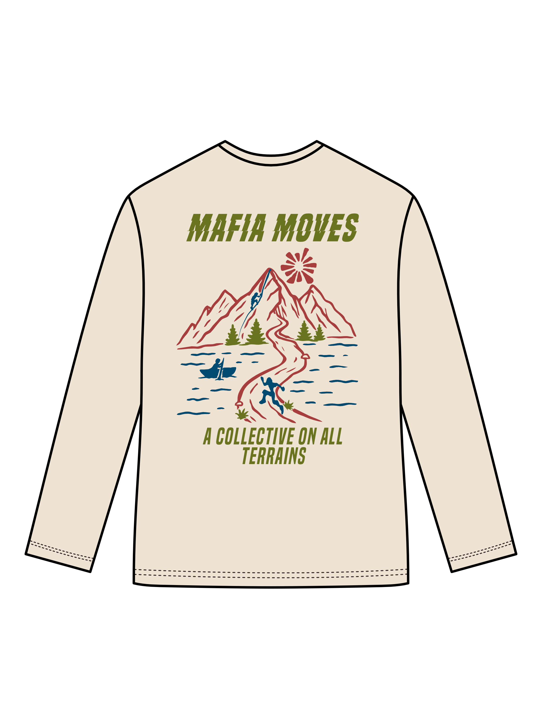 MAFIA MOVES Lifestyle Hike T-Shirt Longsleeve