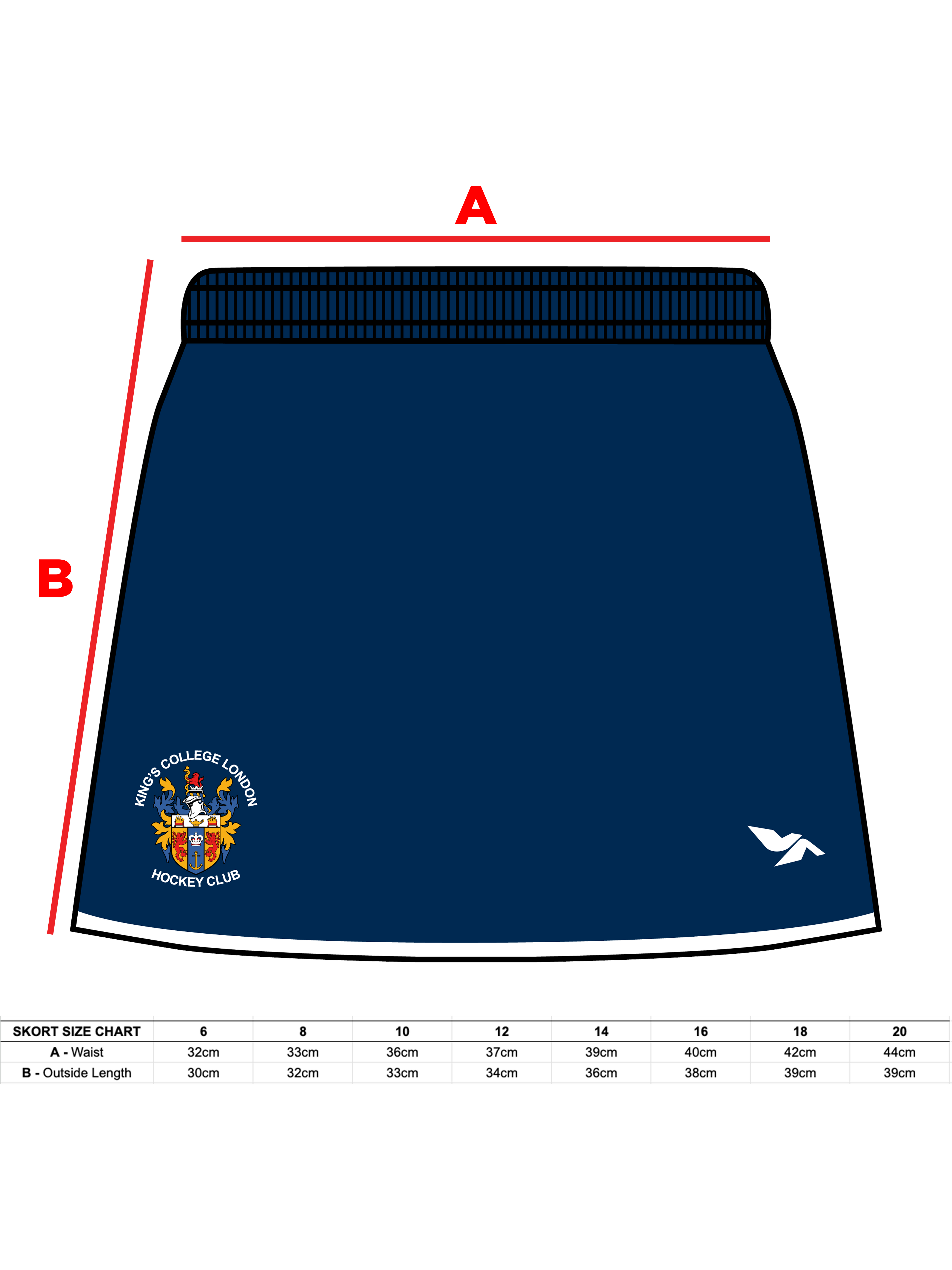 KCL WOMEN'S HOCKEY SKORT