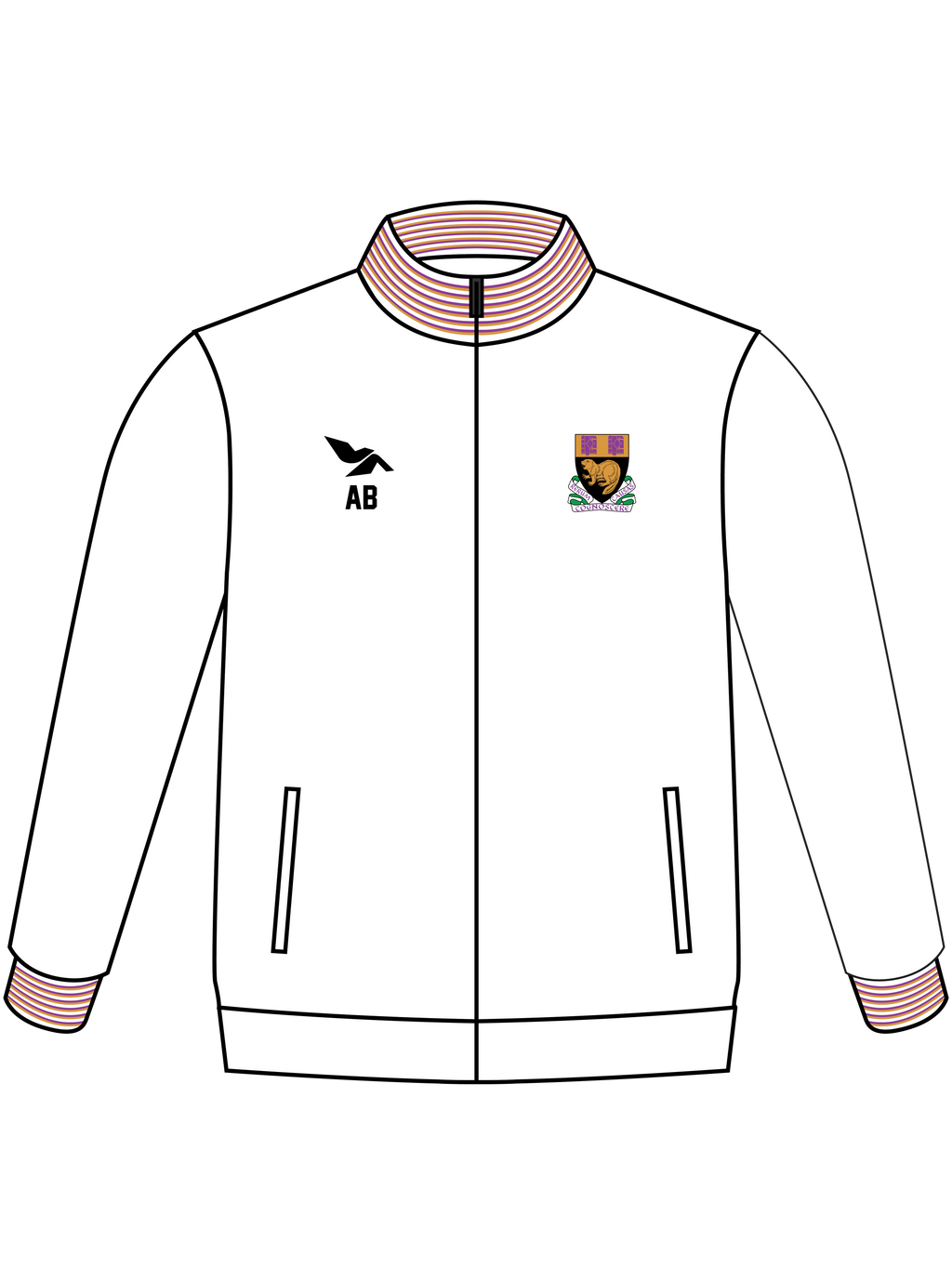 LSE FC VARSITY MEN'S WARM UP JACKET