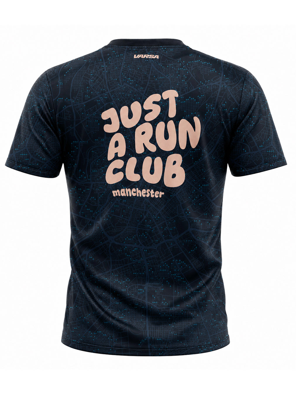 Just a Run Club MCR Navy Running Top