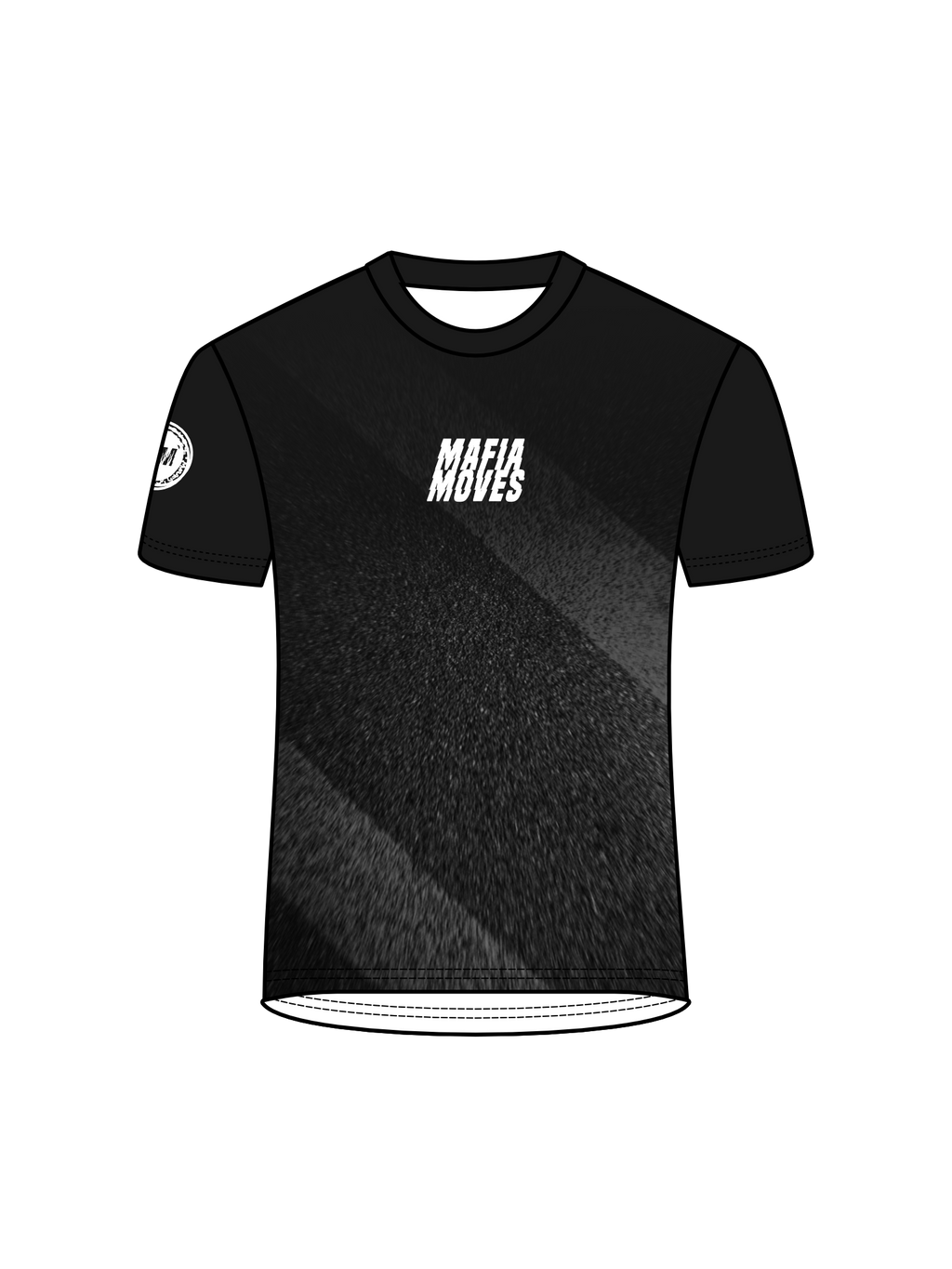 MAFIA MOVES Textured Streets Running Tee