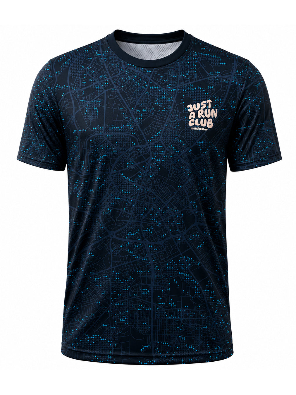 Just a Run Club MCR Navy Running Top