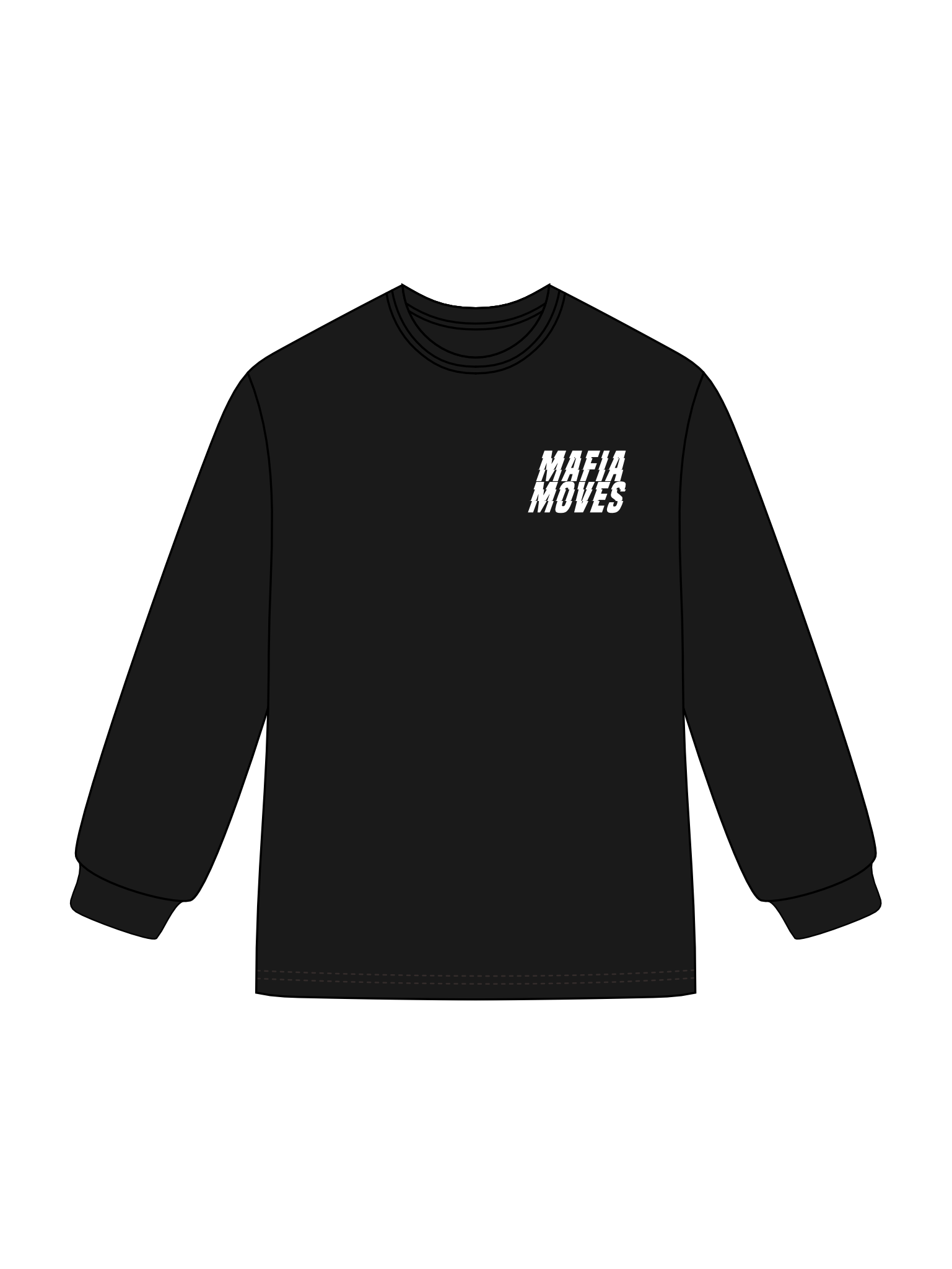 MAFIA MOVES Motto Lifestyle Sweatshirt