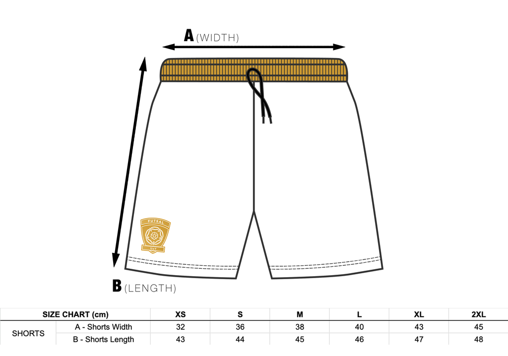 YORK FUTSAL GK SHORTS